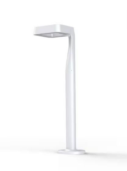 Square Small Satin 3000K Built-in LED Ground Light with Multi-position Directable Lamp Head