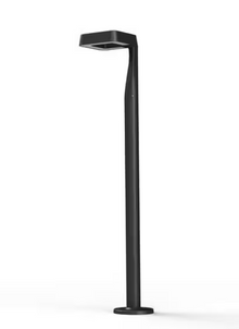 Square Large Satin 3000K Built-in LED Bollard