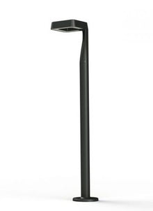 Square Model 3 Satin 2700K Built-in LED Bollard