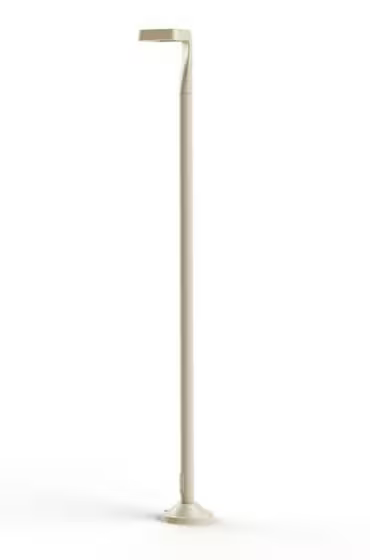 Square Large 4500K LED Lamp Post with Square Shaped, Multi-Directional Head