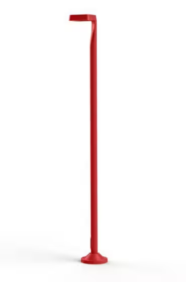 Square Large 4500K LED Lamp Post with Square Shaped, Multi-Directional Head