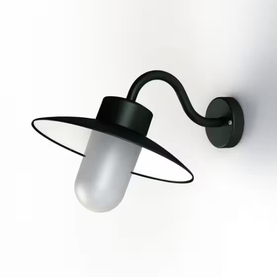 Belcour Model 1 Opal Glass Wall Light