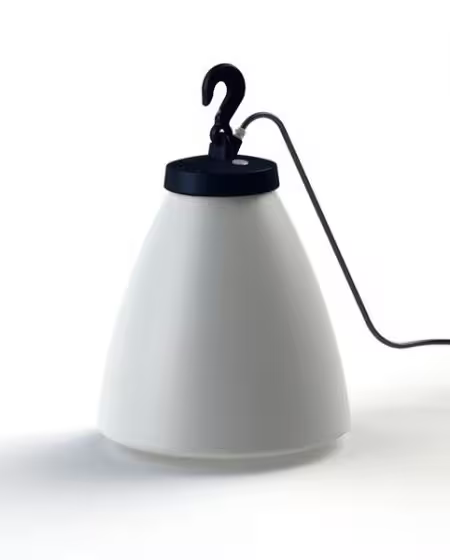 Grumo Large Opal Glass Portable Hanging Light