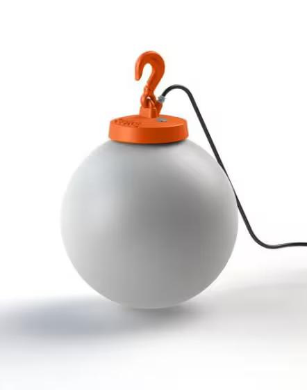 Grumo Small Opal Glass Portable Hanging Light
