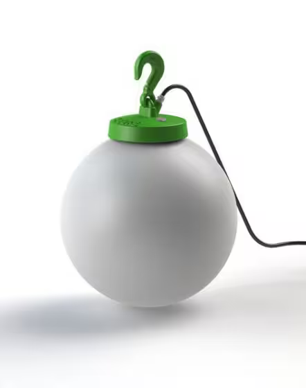 Grumo Small Opal Glass Portable Hanging Light