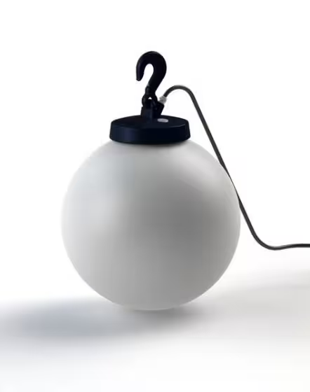 Grumo Small Opal Glass Portable Hanging Light