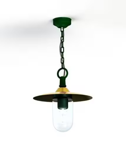 Montana Model 1 Clear Glass & Copper Shade Pendant