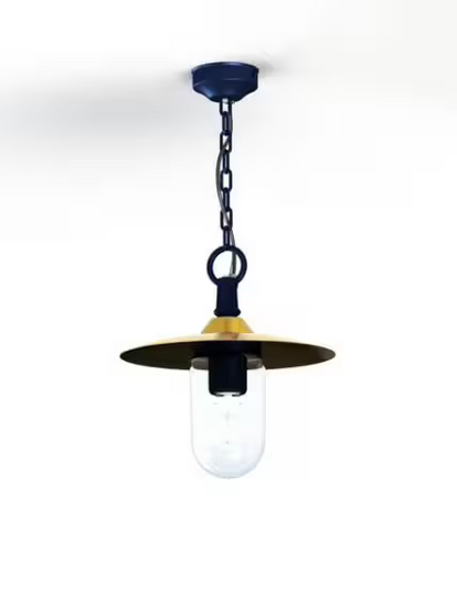 Montana Model 1 Clear Glass & Copper Shade Pendant