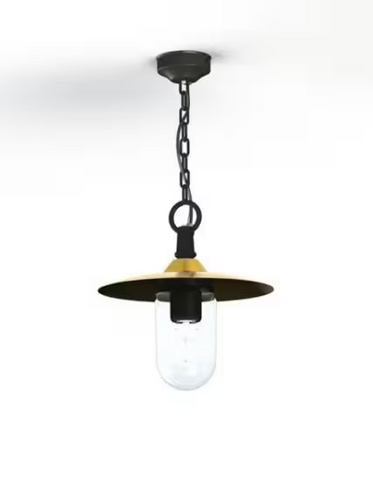 Montana Model 1 Clear Glass & Copper Shade Pendant