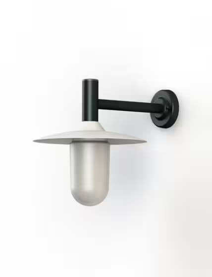 Montana Model 2 Opal Glass & Copper Shade Wall Light