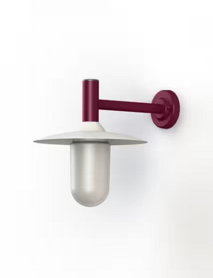 Montana Model 2 Opal Glass & Copper Shade Wall Light