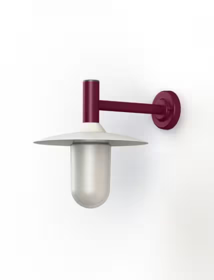 Montana Model 2 Opal Glass & Copper Shade Wall Light