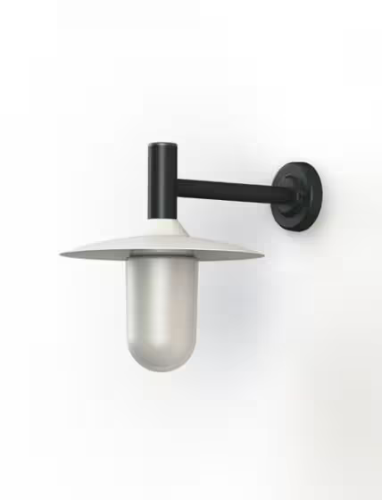 Montana Model 2 Opal Glass & Copper Shade Wall Light