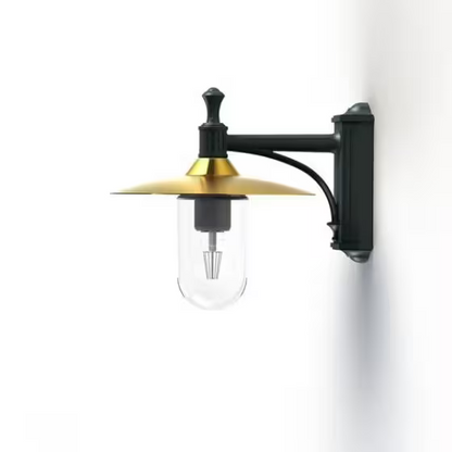Montana Model 3 Clear Glass & Copper Shade Wall Light