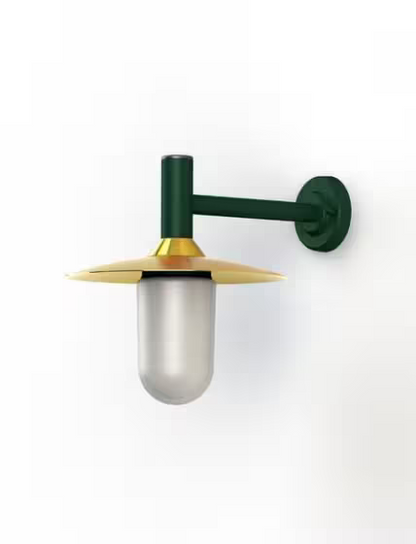 Montana Model 3 Opal Glass & Copper Shade Wall Light