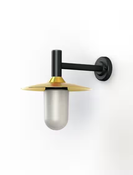 Montana Model 3 Opal Glass & Copper Shade Wall Light