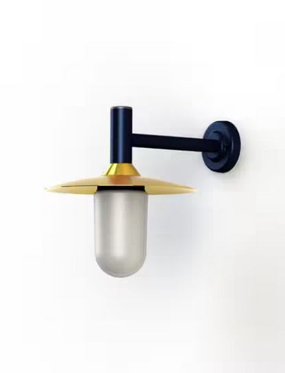 Montana Model 3 Opal Glass & Copper Shade Wall Light