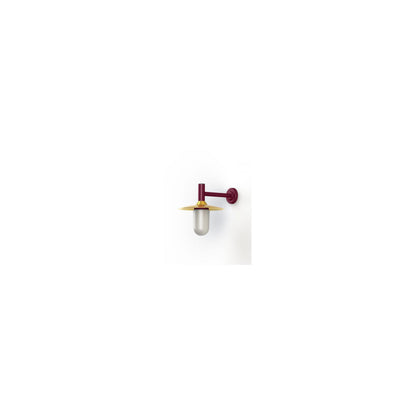 Montana Model 3 Opal Glass & Copper Shade Wall Light with Cast Aluminium Bracket