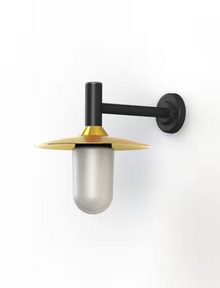 Montana Model 3 Opal Glass & Copper Shade Wall Light with Cast Aluminium Bracket
