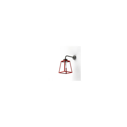 Lampiok Model 5 Wall Bracket Clear Glass Lantern with minimalist lines