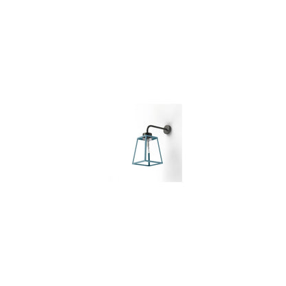 Lampiok Model 5 Wall Bracket Clear Glass Lantern with minimalist lines