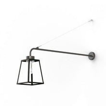 Lampiok 1 Model 6 Extended Wall Bracket Clear Glass Lantern