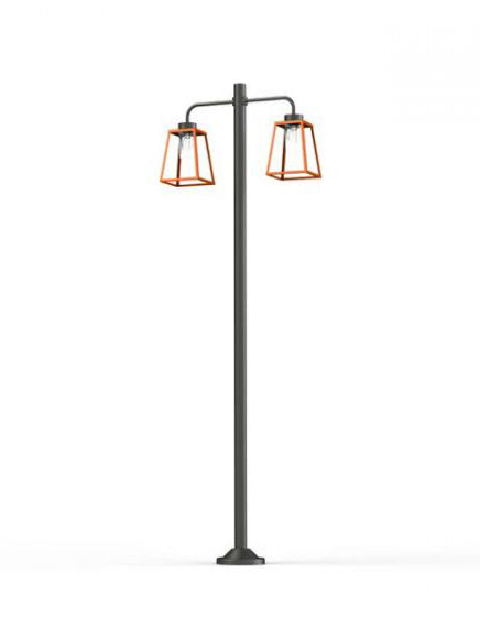 Roger Pradier Lampiok Double-Head Post Light