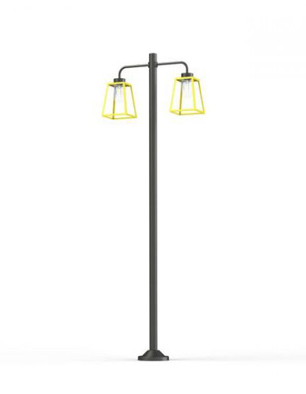 Roger Pradier Lampiok Double-Head Post Light