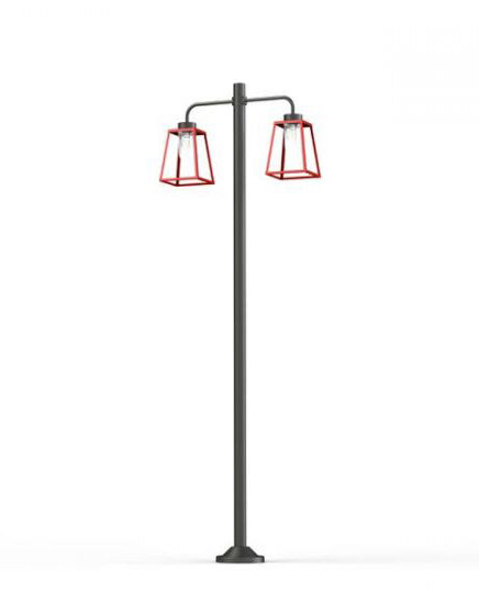 Roger Pradier Lampiok Double-Head Post Light
