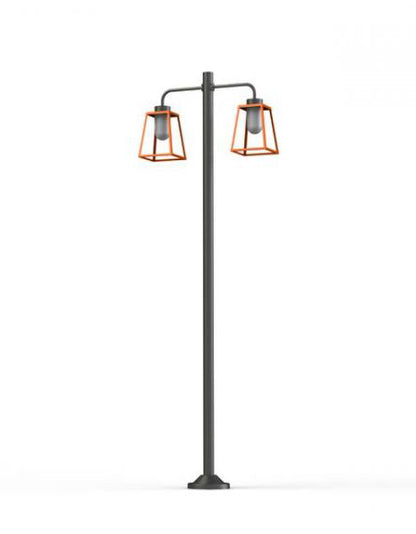 Roger Pradier Lampiok Twin-Head Lamp Post