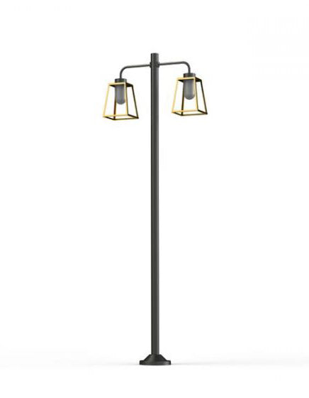 Roger Pradier Lampiok Twin-Head Lamp Post