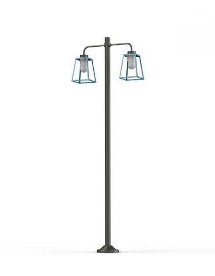 Roger Pradier Lampiok Twin-Head Lamp Post