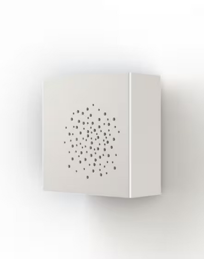 Klint Model 3 Up & Down Neutral White LED 4000K with Speckled Box Design, Clear Glass Diffuser