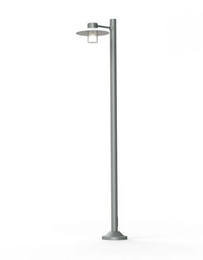 Aubanne Model 4 Clear Glass Lamp Post