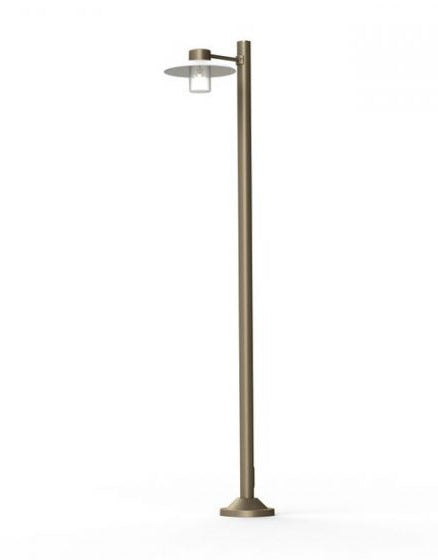 Aubanne Model 4 Clear Glass Lamp Post