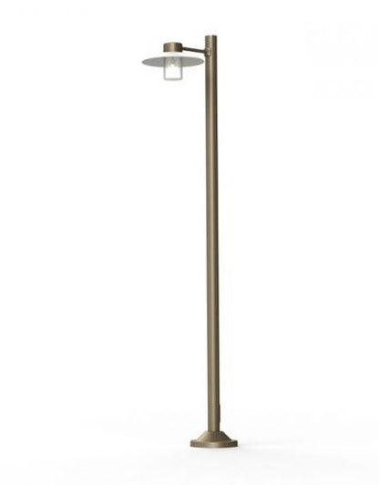 Aubanne Model 4 Clear Glass Lamp Post