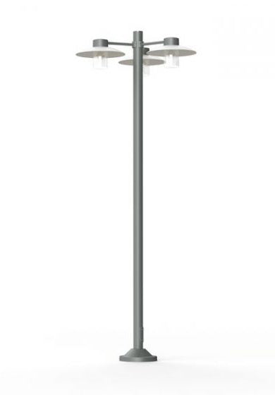Aubanne Model 6 Clear Glass Lamp Post