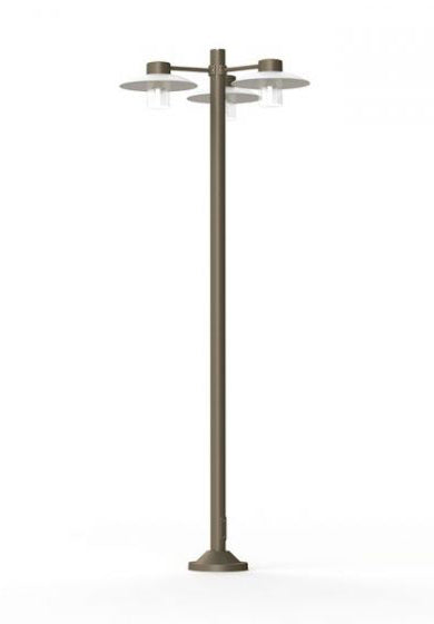Aubanne Model 6 Clear Glass Lamp Post