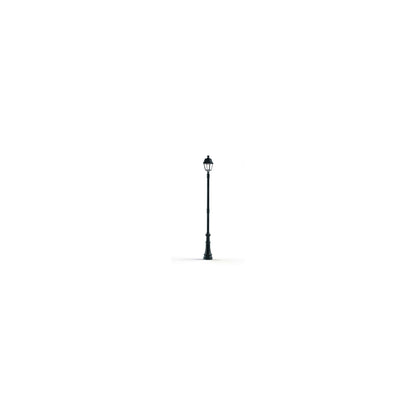 Avenue 4 Large Clear Glass E27 Street Lamp with Four-Sided Lantern