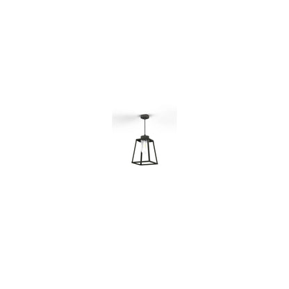 Lampiok Model 3 Medium Clear Glass Lantern with minimalist lines style frame