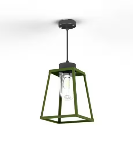 Lampiok Model 3 Medium Clear Glass Lantern