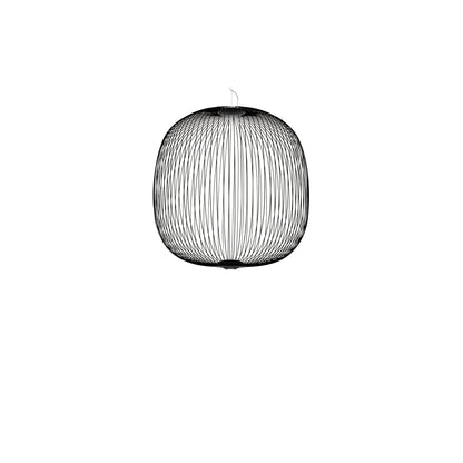 Spokes 2 Large Dimmable LED Pendant with Varnished Steel & Aluminium