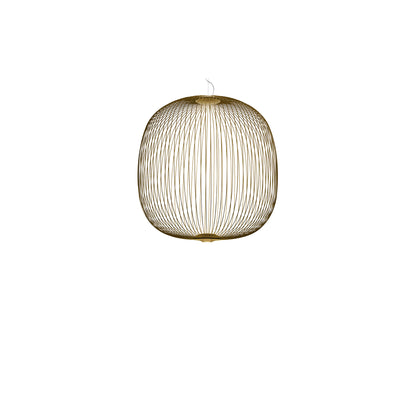 Spokes 2 Large Dimmable LED Pendant with Varnished Steel & Aluminium