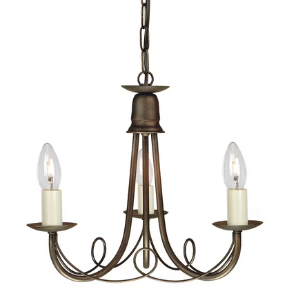 Minster 3-Light Chandelier