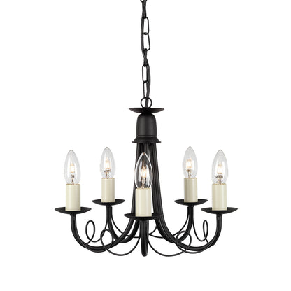 Elstead Minster 5-Light Chandelier