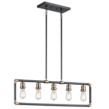 Elstead Imahn 5-Light Linear Chandelier