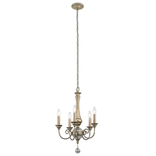 Rosalie 5-Light Mini Chandelier Sterling Gold