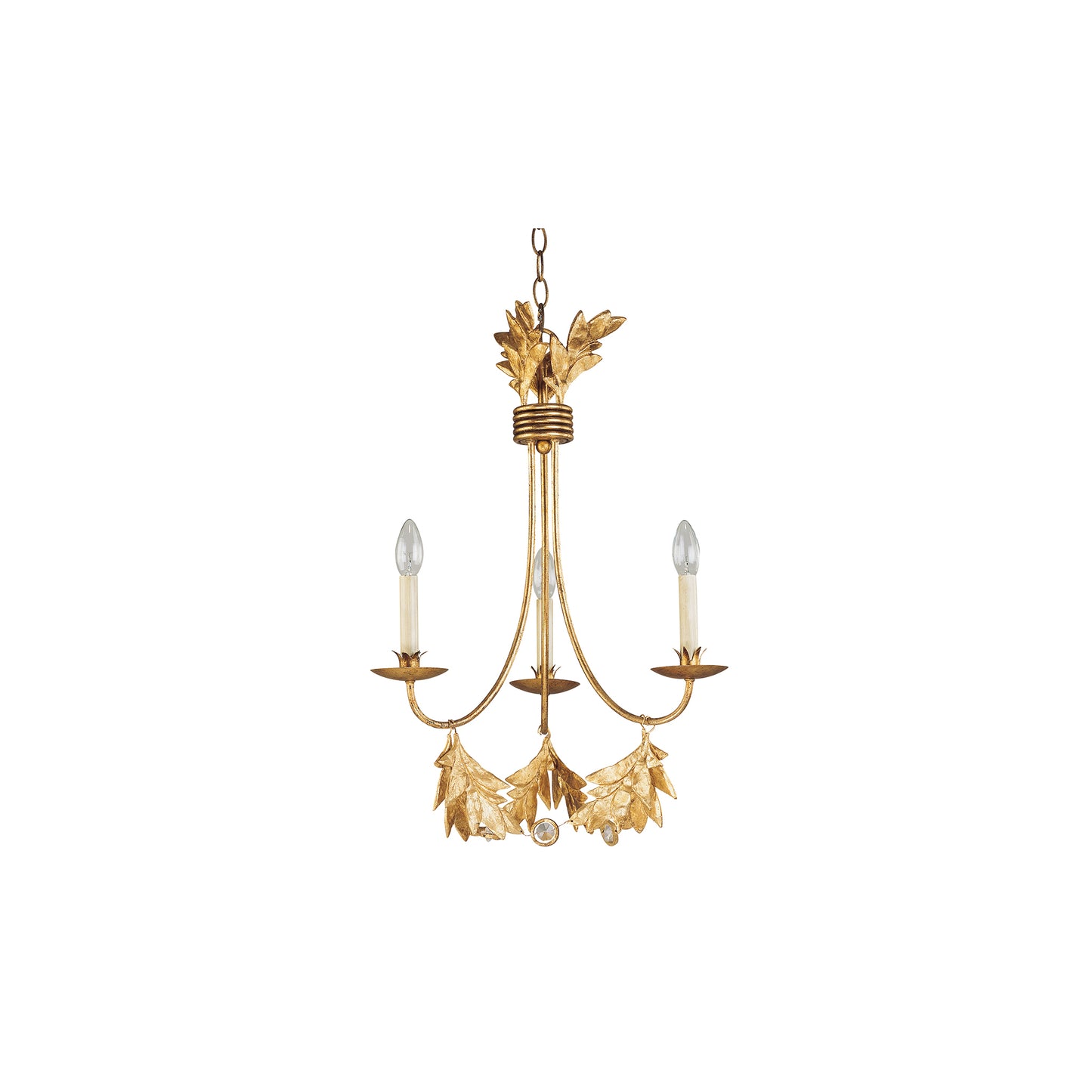 Sweet Olive 3-Light Chandelier Gilded Gold