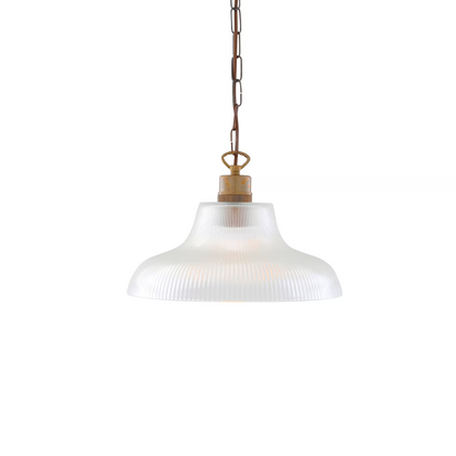 London Prismatic Railway Glass Pendant Light