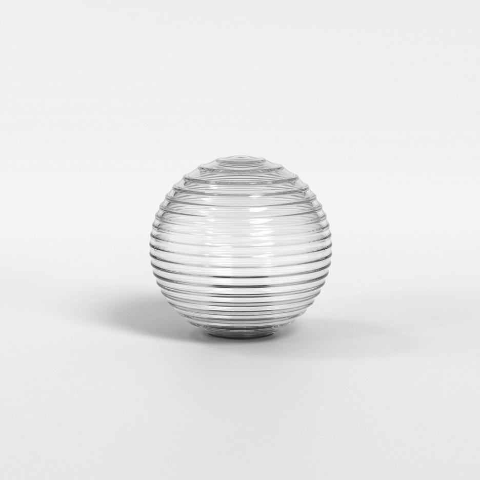 Astro Tacoma Ribbed Glass Shade